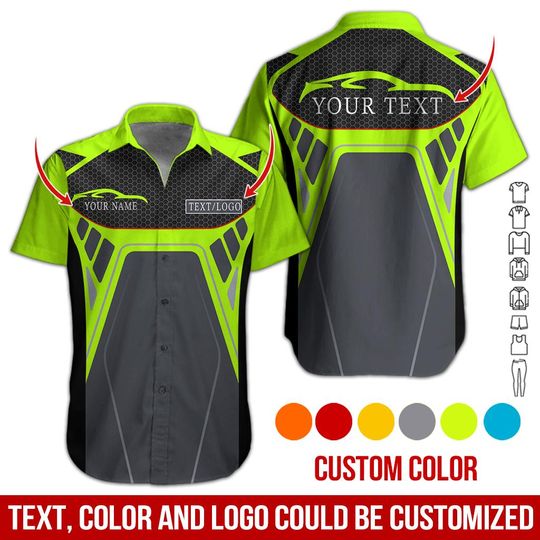Discover Custom Work Shirt with Name & Logo: Long Sleeve Uniform