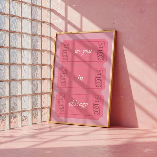 Discover Chicago Wall Art Poster | Illinois Travel Print | Vertical Matte Poster