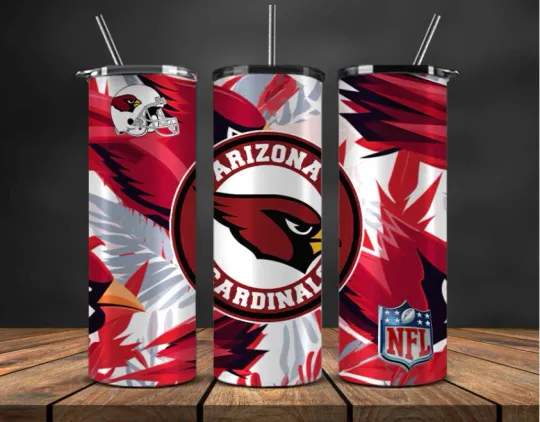 Discover Arizonna Stainless Steel Tumbler & Straw- Feathers Everywhere