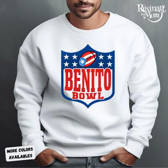 Discover Benito Bowl Sweatshirt, Game Day Inspired Sweater, Streetwear Gift for Fans