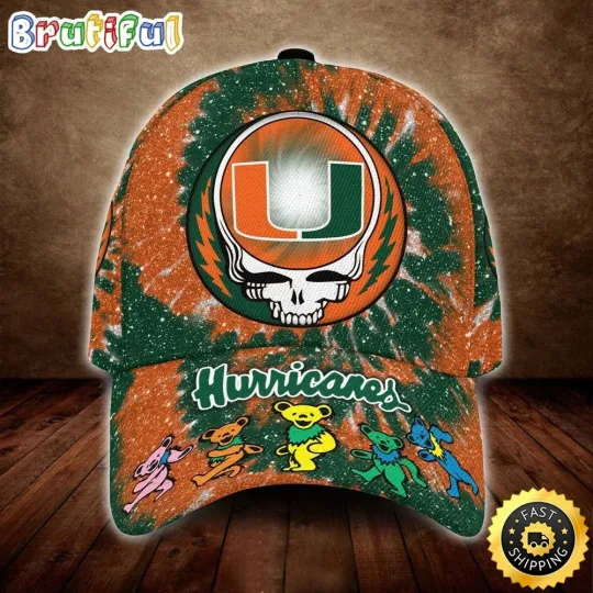 Hurricanes And Grateful Dead Classic Cap Gift For Fan Hat