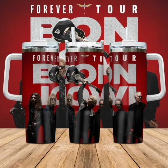 Discover New BON JOVI 2026 TOUR Gift For Fans 40oz Tumbler  SO708