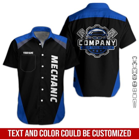 Discover Custom Mechanic Work Shirt: Personalized Auto Repair Uniform