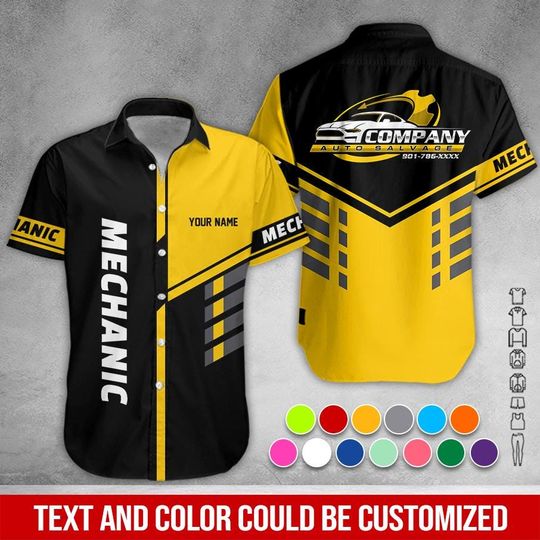 Discover Custom Mechanic Work Shirt: Personalized Auto Repair Uniform