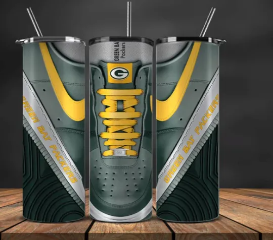 Discover Green Bay Stainless Steel  Tumbler & Metal Straw - Sneaker Heads