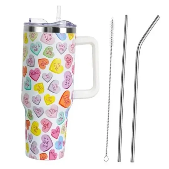 Discover Valentines Day Gifts 40 oz Tumbler with Handle and 2026 Valentines Tumbler 3