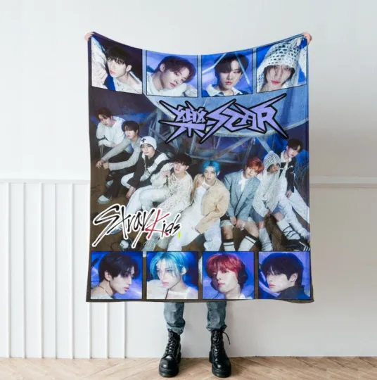 Discover Stray Kids Rock-Star Fleece Blanket, Home & Living / Blankets / Fleece Blankets, Gift for Stay