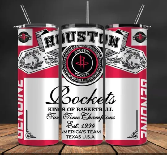 Discover Beer Can Look  Stainless Steel Tumbler & Straw