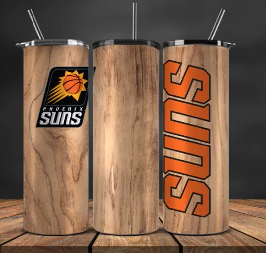 Discover Wood Grain  Stainless Steel Tumbler & Straw  Phoenix