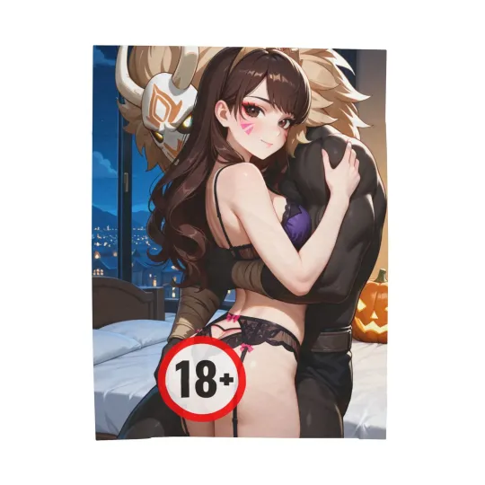 DVA OVERWATCH  Blue Bikini Fleece Blanket, Bikini Gift For Fan 2026 #5