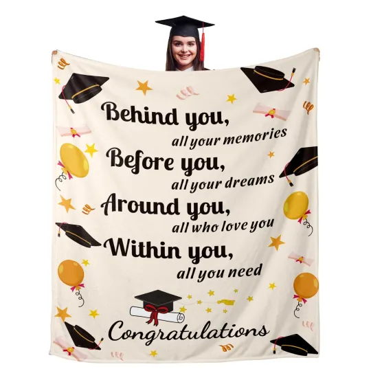 Discover Senior Night Gifts Blanket, Last Senior Year 2026, Class of 2026 Blanket Gift...