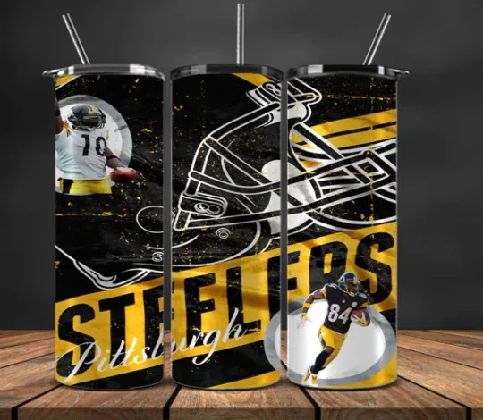 Discover Pittsburgh Stainless Steel Tumbler &  Metal Straw - A.B's Season