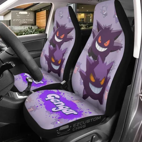 Discover PKM Gengar Car Seat Cover