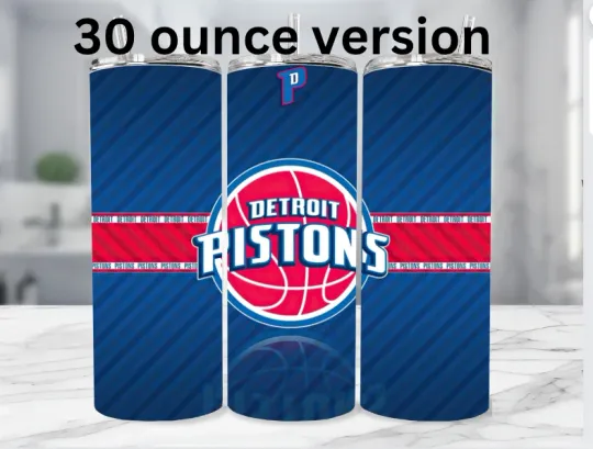 Discover Detroit Piston Stainless Steel  Basketball Tumbler