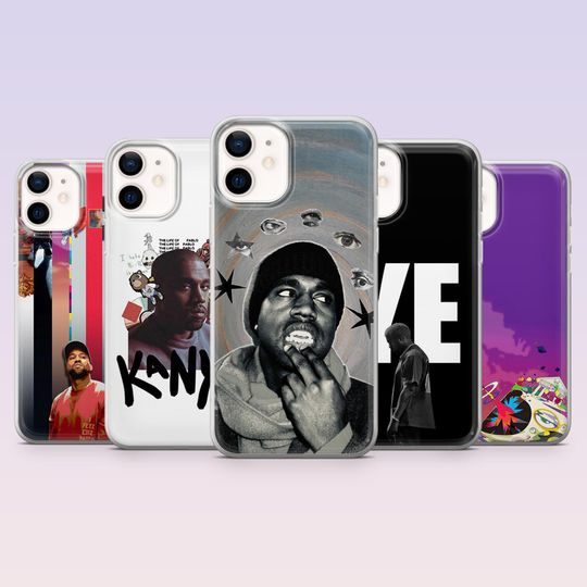 Kanye West Phone Case Music Artist Cover for iPhone 17Pro, 16, 15, 14, 13, Samsung S25, S24, S23Fe, S22, A16, A26, A56, Pixel 10, 9Pro, 8