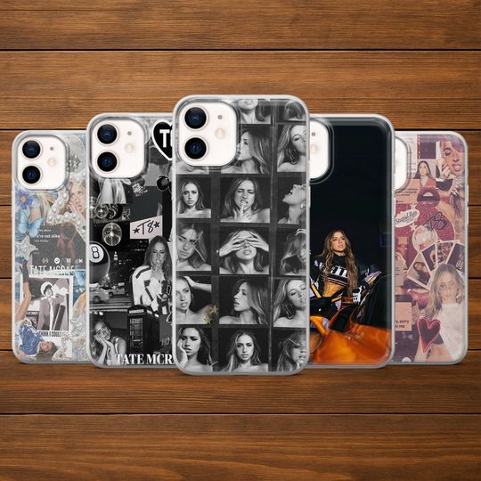 Discover Tate McRae Phone Case Popstar Singer Cover for iPhone 17Pro, 16, 15, 14, 13, 12, Samsung S25, S24, S23FE, S22, A16, A26, A56, Pixel 10, 9