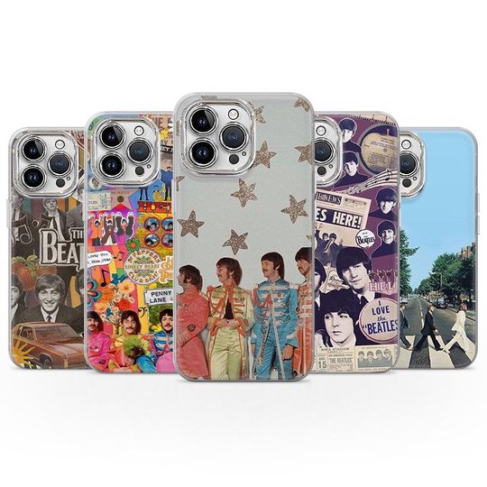Discover The Beatles Phone Case, Music Legend Cover, Premium TPU GEL