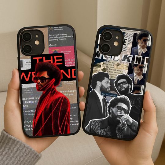 Discover Singer Phone Case, The Weekend Phone Case Inspired Cover Case for iPhone 17 16 15 14 13 12 11, Samsung Galaxy, Pixel, LG, HTC