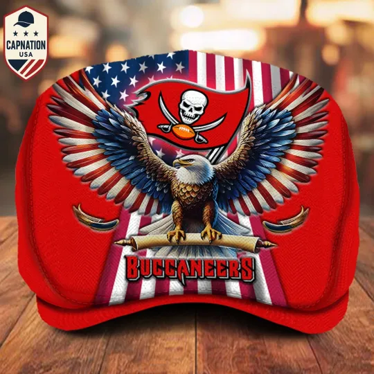 Tampa-Bay-Buccaneers Jeff Cap Personalized Name football Jeff Cap Driving Cap