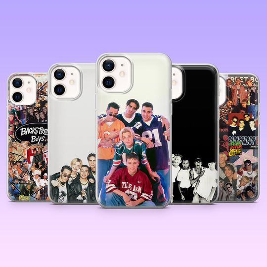 Discover Backstreet Boys Phone Case Rock Band Cover for iPhone 17Pro, 16, 15, 14, 13, 12, Samsung S25, S24, S23Fe, S22, A16, A26, A56, Pixel 10,9Pro