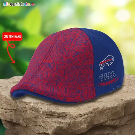 Discover Buffalo Football Team Bills Ivy Cap Bills Cap Flat Cap Driving Cap Golf Cap