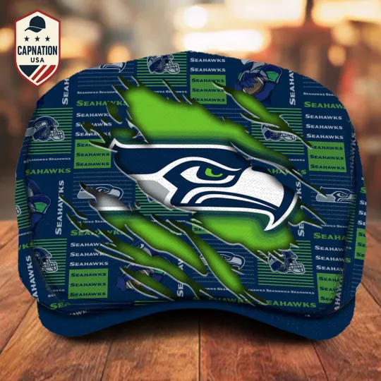 Discover Seattle Football Team Seahawks Jeff Cap football Jeff Cap Driving Cap Golf Cap