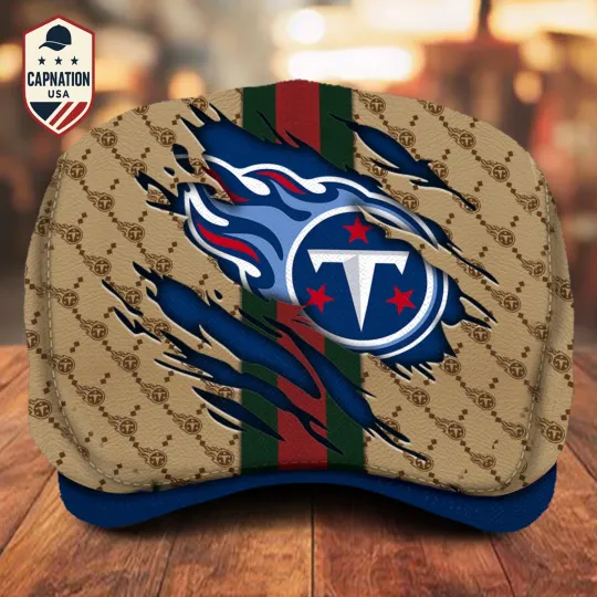 Discover Tennessee Team Titans Jeff Cap football Jeff Cap football Driving Cap, football Golf Cap