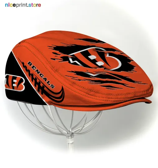 Discover Cincinnati Team Bengals Jeff Cap football Jeff Cap football Driving Cap, football Golf Cap