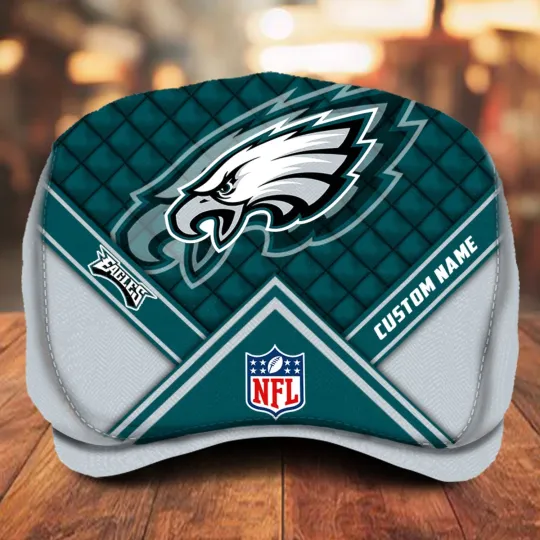 Discover Philadelphia Team Eagle Jeff Cap Personalized Name football Football Fan Cap M1