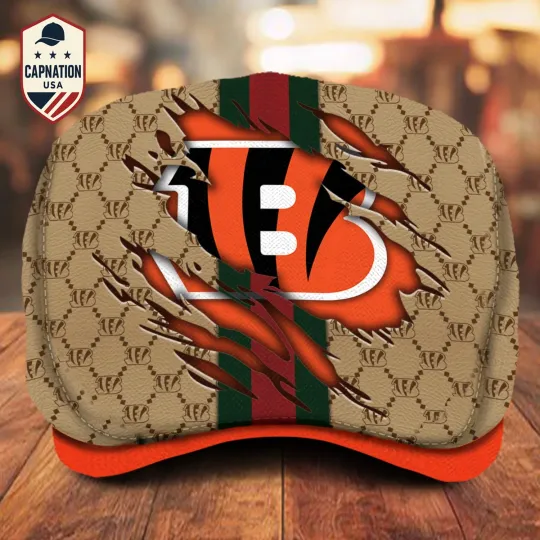 Discover Cincinnati Team Bengals Jeff Cap football Jeff Cap football Driving Cap, football Golf Cap