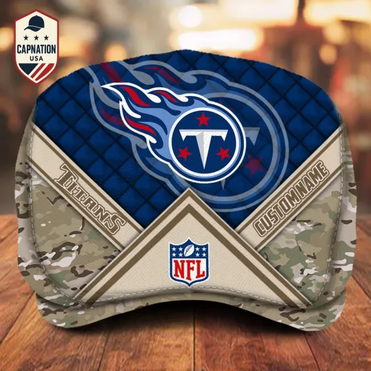 Discover Tennessee Team Titans Jeff Cap Titans Newsboy Cap Flat Cap football Golf Cap For Men