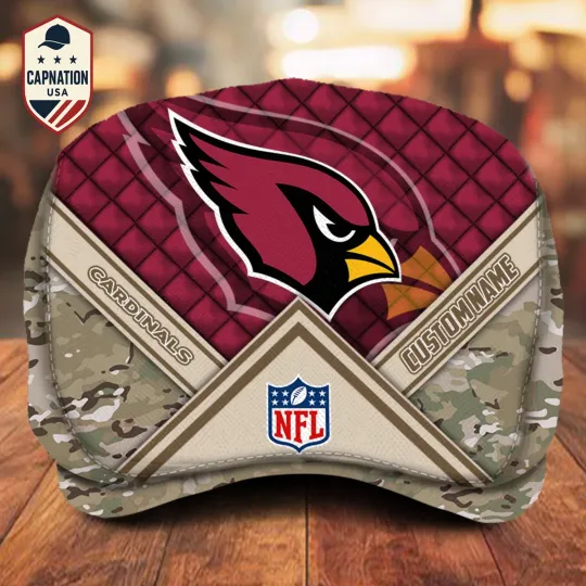 Discover Arizonna-Cardinals Jeff Cap Cardinals Newsboy Cap Flat Cap football Golf Cap For Men