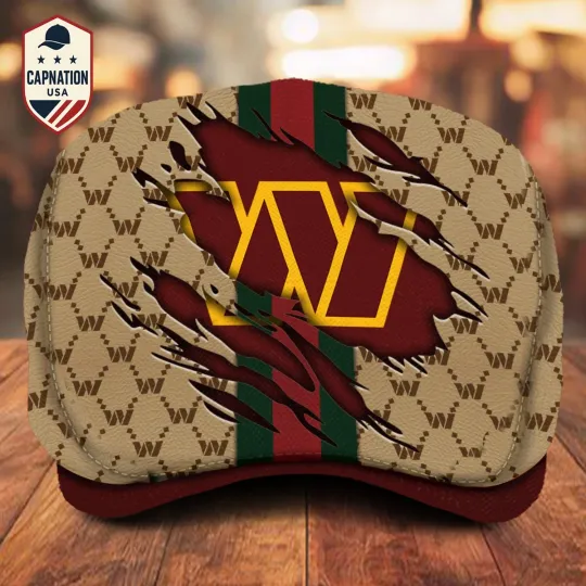 Discover Washington Team Commanders Jeff Cap football Jeff Cap football Driving Cap, football Golf Cap