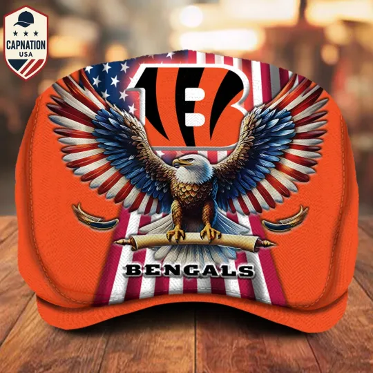 Discover Cincinnati-Bengals Jeff Cap Personalized Name football Jeff Cap Driving Cap Golf Cap