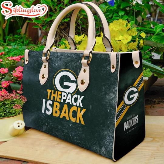 football Green Bay Packers Leather Handbag For Fans