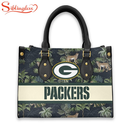 football Green Bay Packers Leather Handbag Gift For Fans