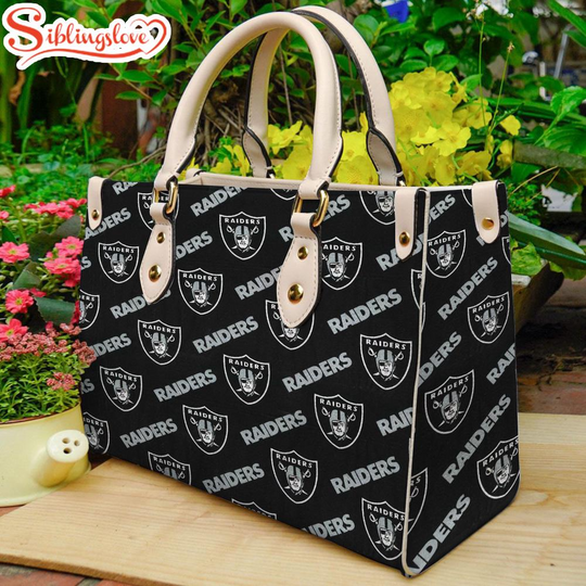 football Las Vegas Raiders US Flag Leather Handbag For Fans