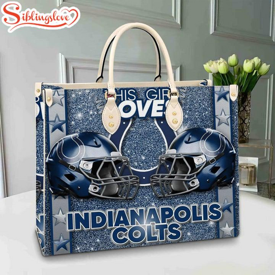Discover football Indianapolis Colts Women Leather Hand Bag Gift For Fans