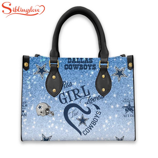 Discover football Dallas Cowboys The Girl Leather Handbag For Fans