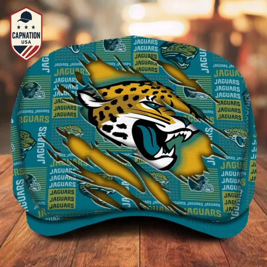 Discover Jacksonville Footbal Team Jaguars Jeff Cap football Jeff Cap Driving Cap Golf Cap