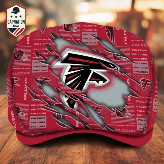 Discover Atlanta Football Team Falcons Jeff Cap football Jeff Cap Driving Cap Golf Cap