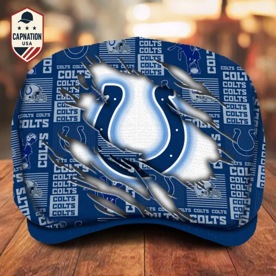 Discover Indianapolis Football Team Colts Jeff Cap football Jeff Cap Driving Cap Golf Cap