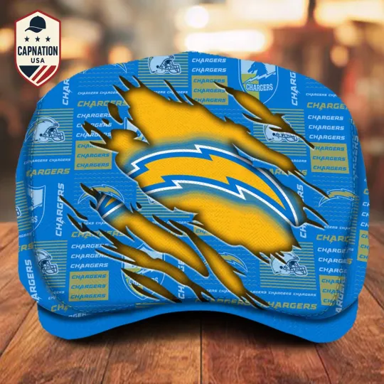 Discover Los Angeles Footbal Team Chargers Jeff Cap football Jeff Cap Driving Cap Golf Cap