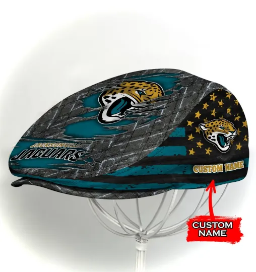 Discover Custom Jacksonville Team Jaguars Jeff Cap football Driving Cap football Golf Cap Men