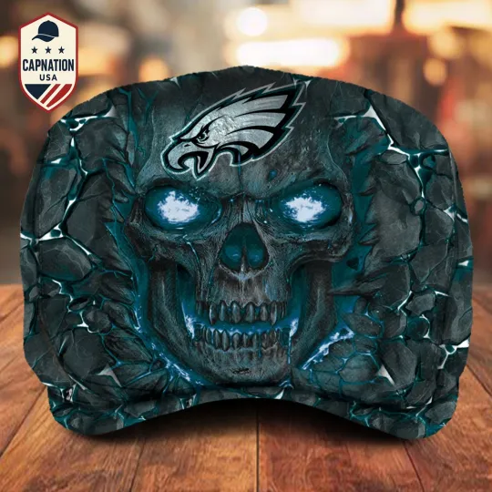 Discover Philadelphia Team Eagles Jeff Cap football Jeff Cap football Driving Cap football Golf Cap
