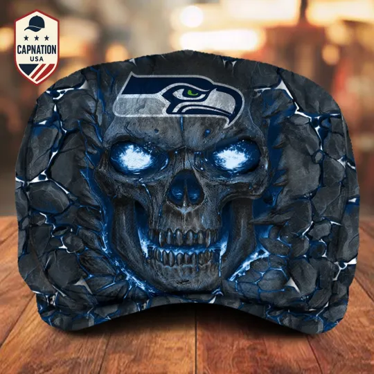 Seattle Team Seahawks Jeff Cap football Jeff Cap football Driving Cap football Golf Cap