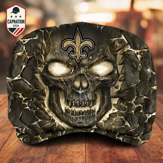 Discover New Orleans Team Saints Jeff Cap football Jeff Cap football Driving Cap football Golf Cap