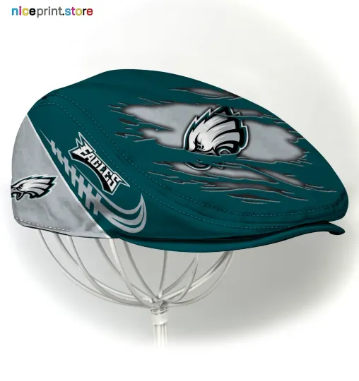 Discover Philadelphia Team Eagles Jeff Cap football Jeff Cap football Driving Cap, football Golf Cap