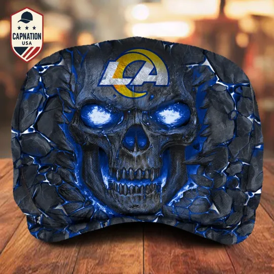 Discover Los Angeles Team Rams Jeff Cap football Jeff Cap football Driving Cap football Golf Cap