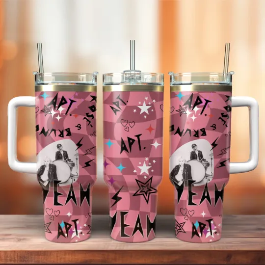Discover Apt Modern Pop Singer Fan Art Cup 40oz Tumbler With Handle